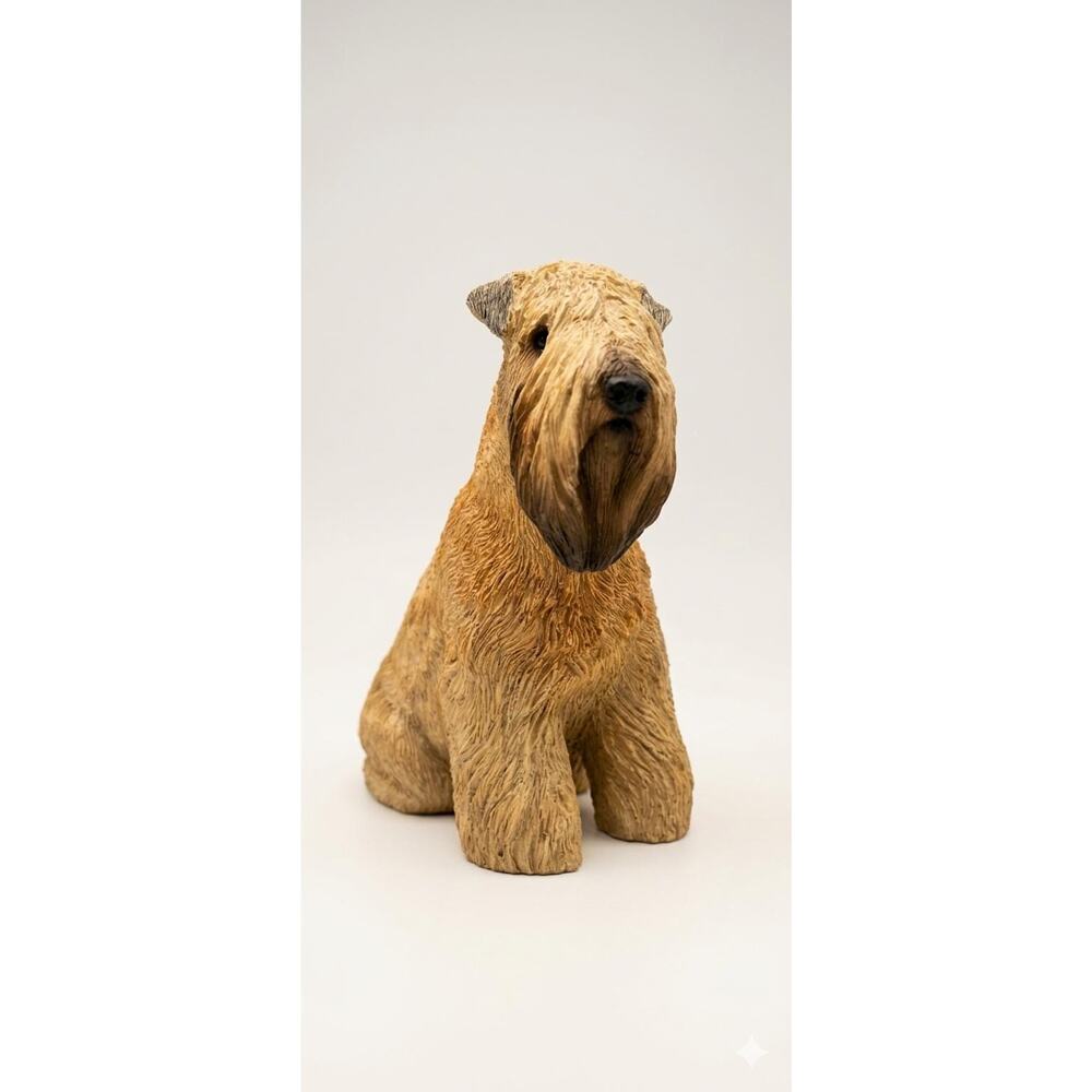 Sandicast Soft Coated Wheaten Terrier Figurine Sculpture Original 429 New In Box